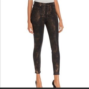7 For All Mankind high waist skinny jeans